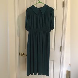 Zara green dress